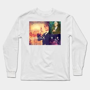 Don't Go Into The Cellar - Sherlock Montage Long Sleeve T-Shirt